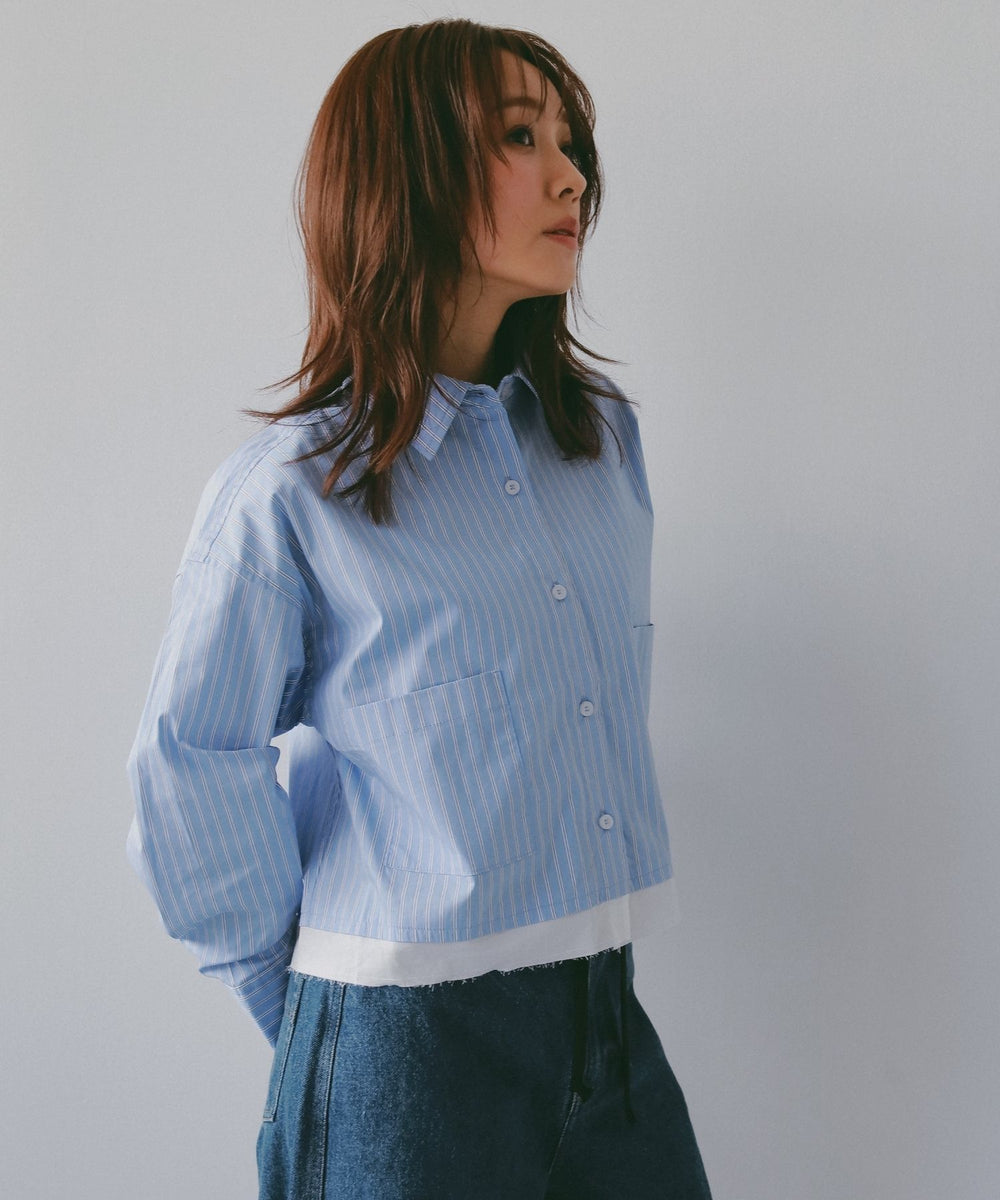 レイヤードロングスリーブシャツ – N WITH.