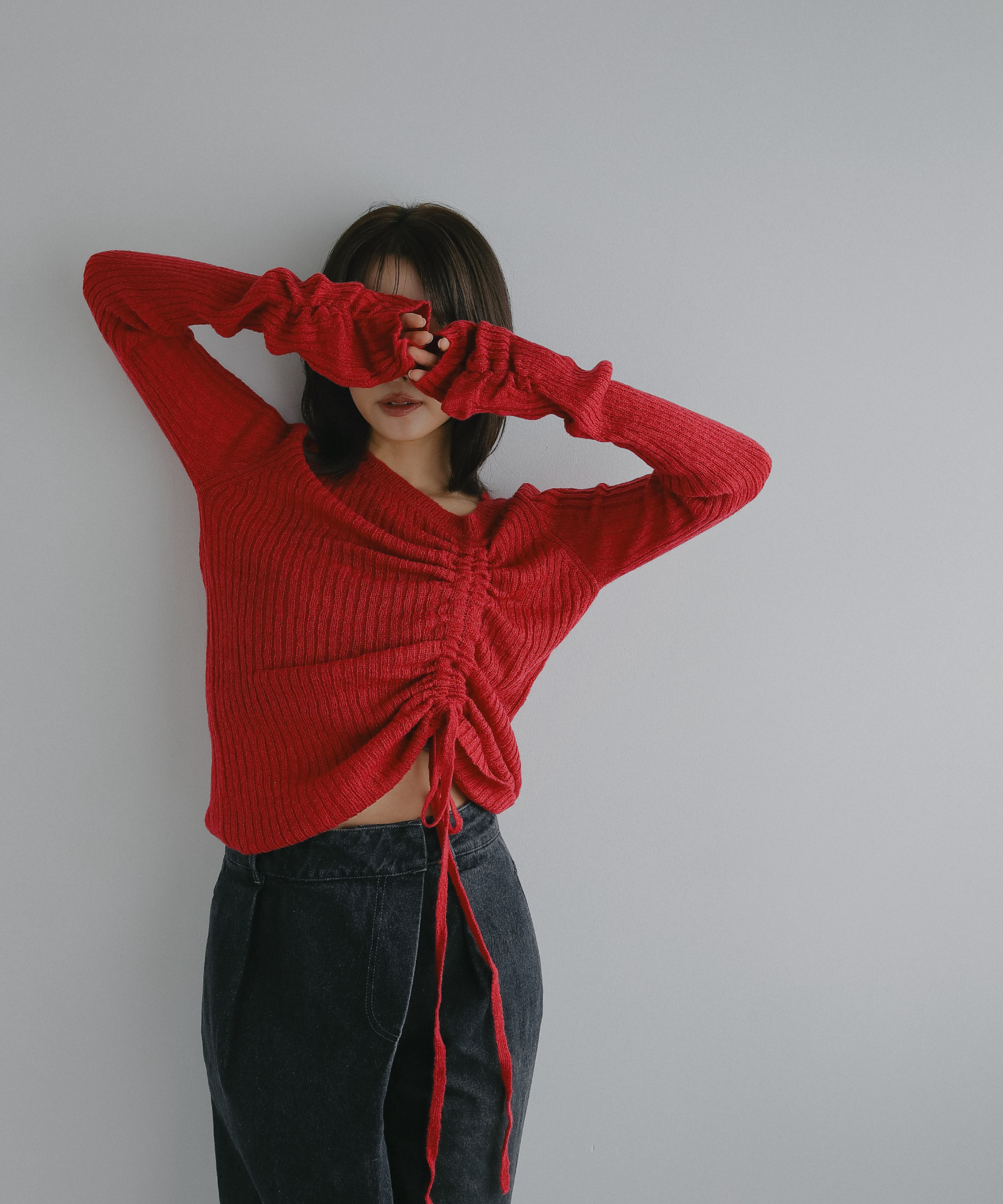 シャーリングニットトップス – N WITH.