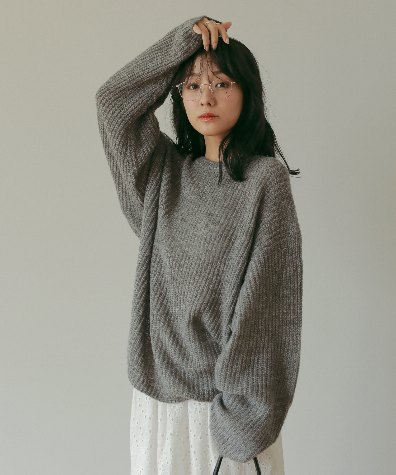ミッソーニ　ミックスカラー ウール•モヘアコート MISSONI - ミッソーニ コート ウール ニット 総柄 フリンジ