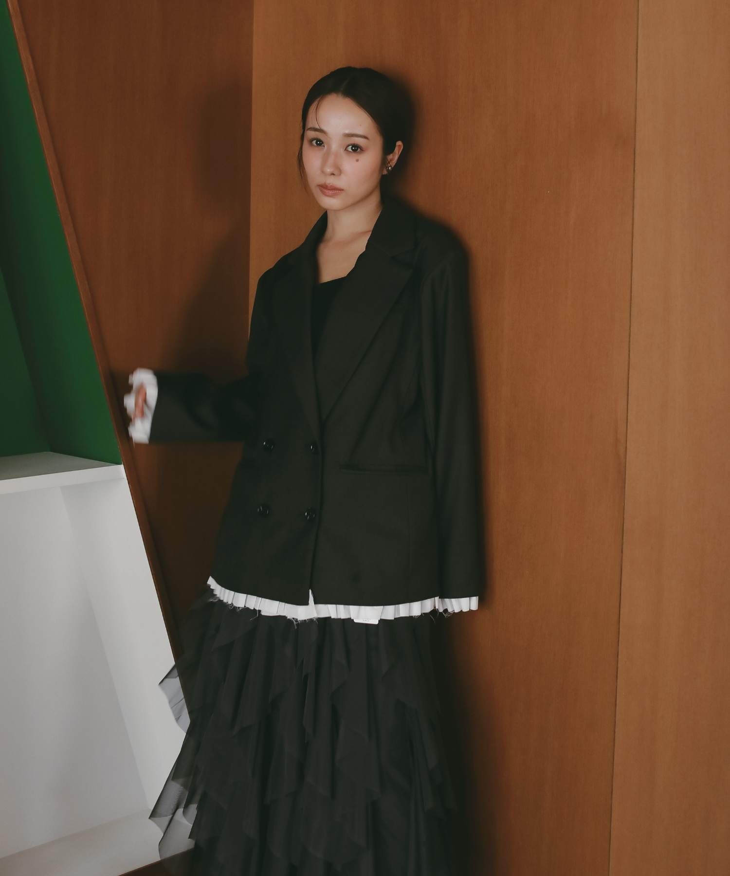 ☆美品☆TAKA DANCE 黒 ダブルブレストジャケット Taka Dance タカダンス】メンズ ダブルジャケット MJ27 ブラック