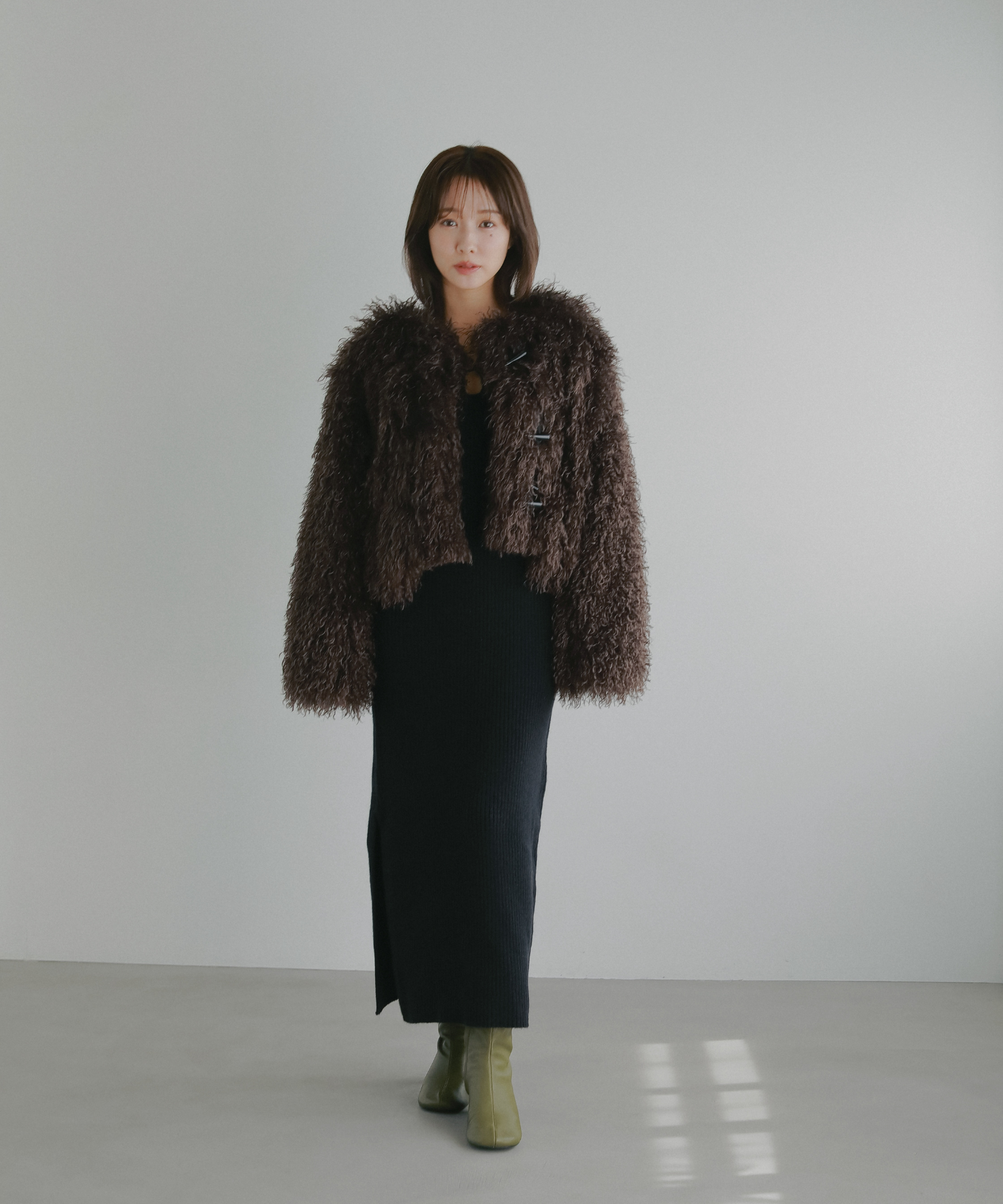 n with. ファーダッフルコート 新品タグ付き ファーダッフルコート – N WITH.