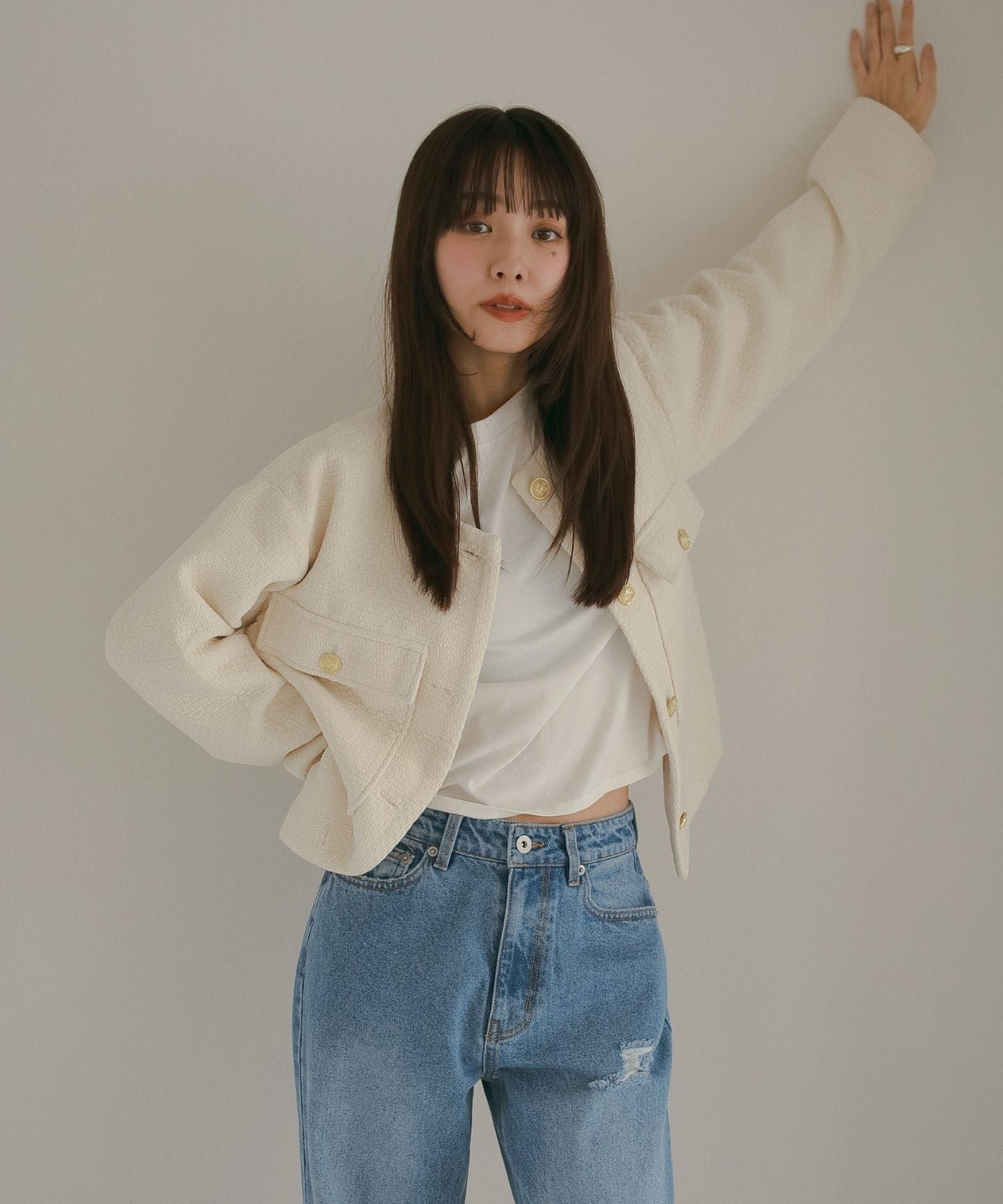 【Na.e 】ナエ THE TWEED JACKET ツイードジャケット na.e THE TWEED JACKET ナエ ツイードジャケット