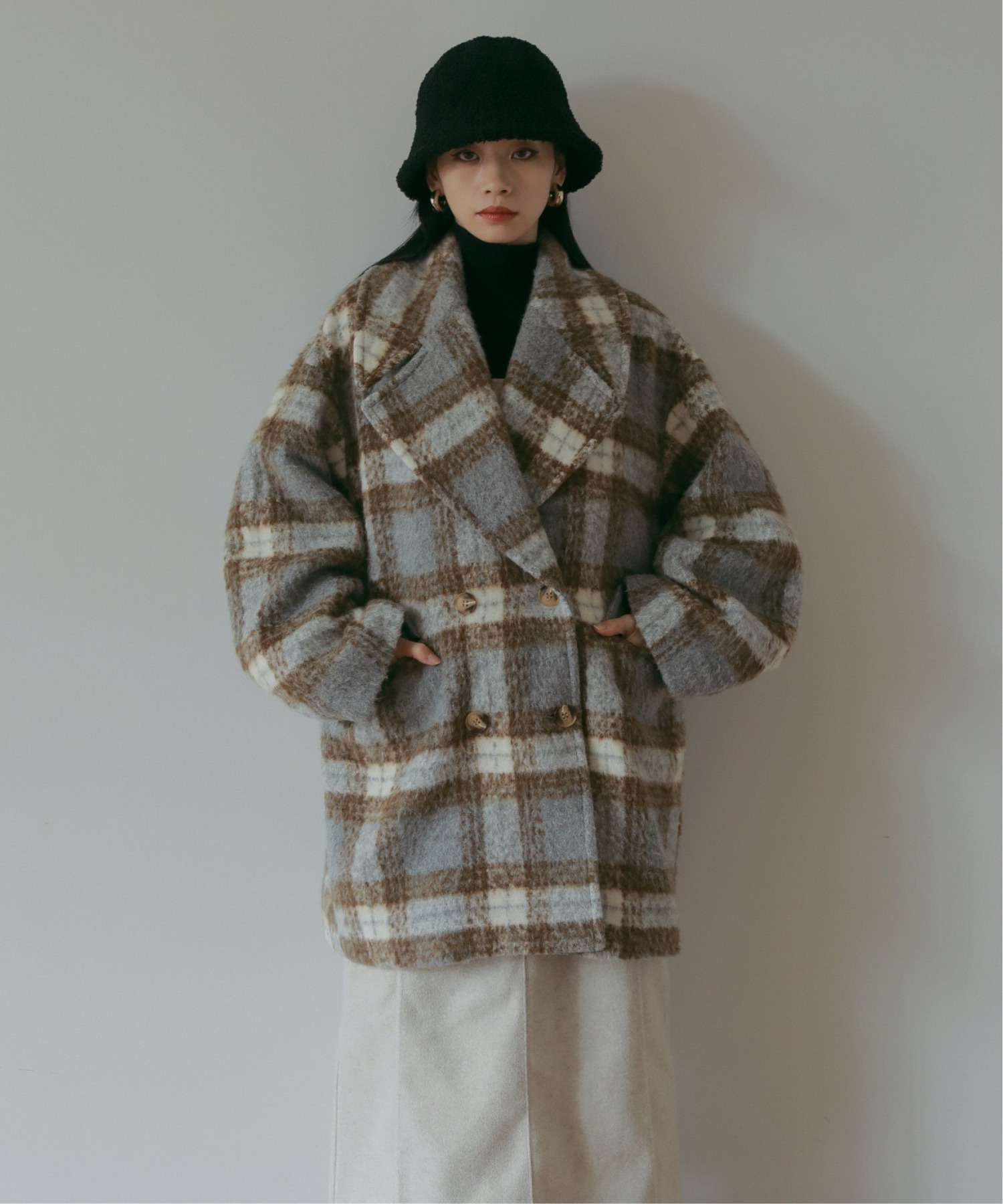 【限定値下げ】NOBLE MTRビッグカラーPコート 5_6da23b23-d485-4823-aabe-