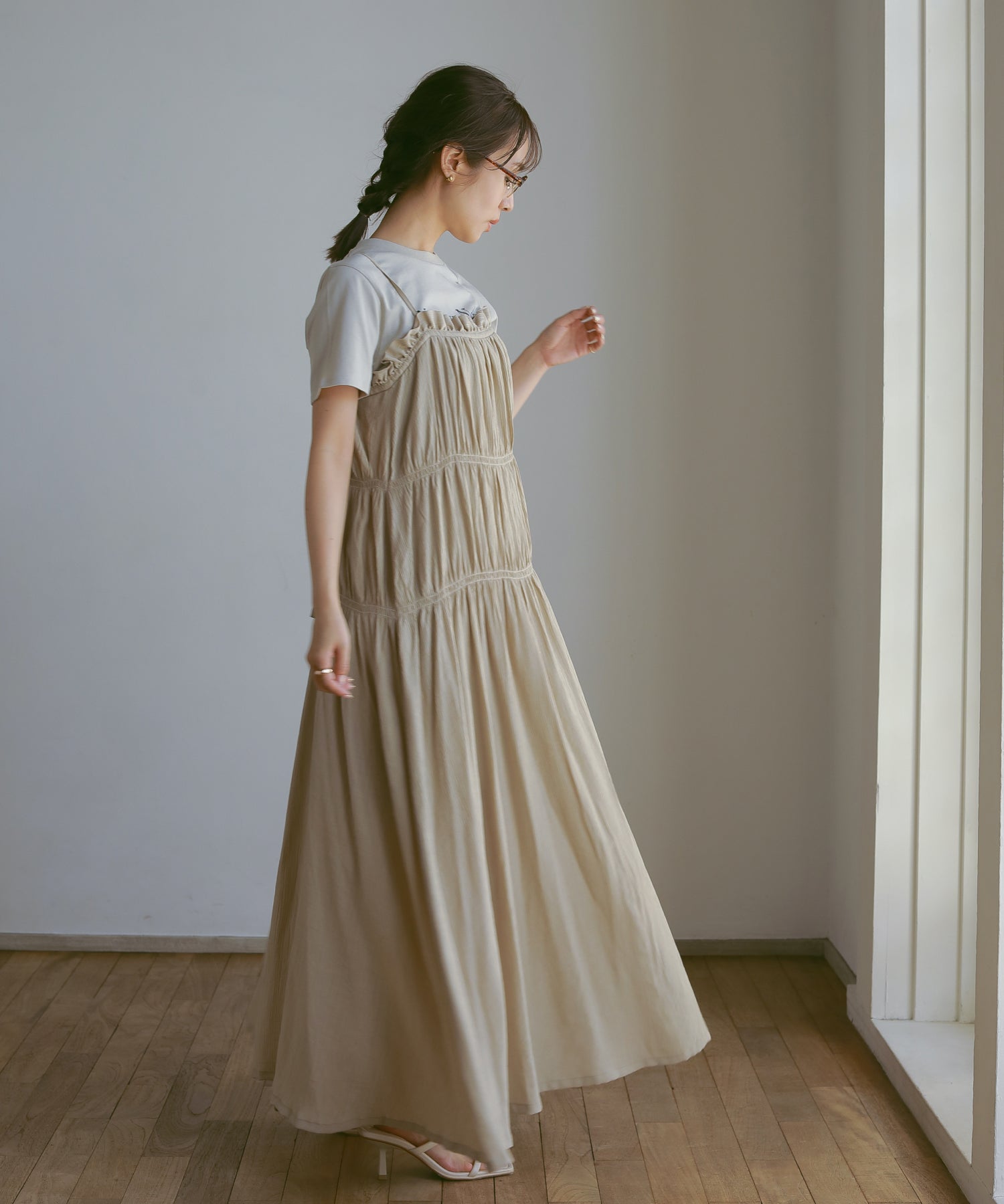 シャーリングキャミワンピース – N WITH.