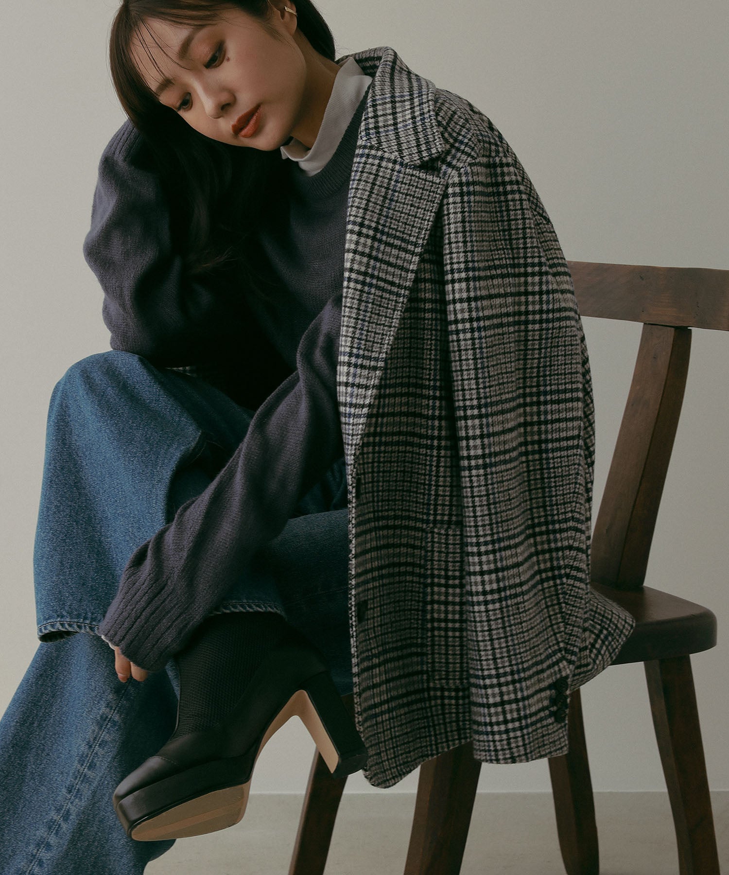 IRENE チェックジャケット　36 チェックジャケット – N WITH.
