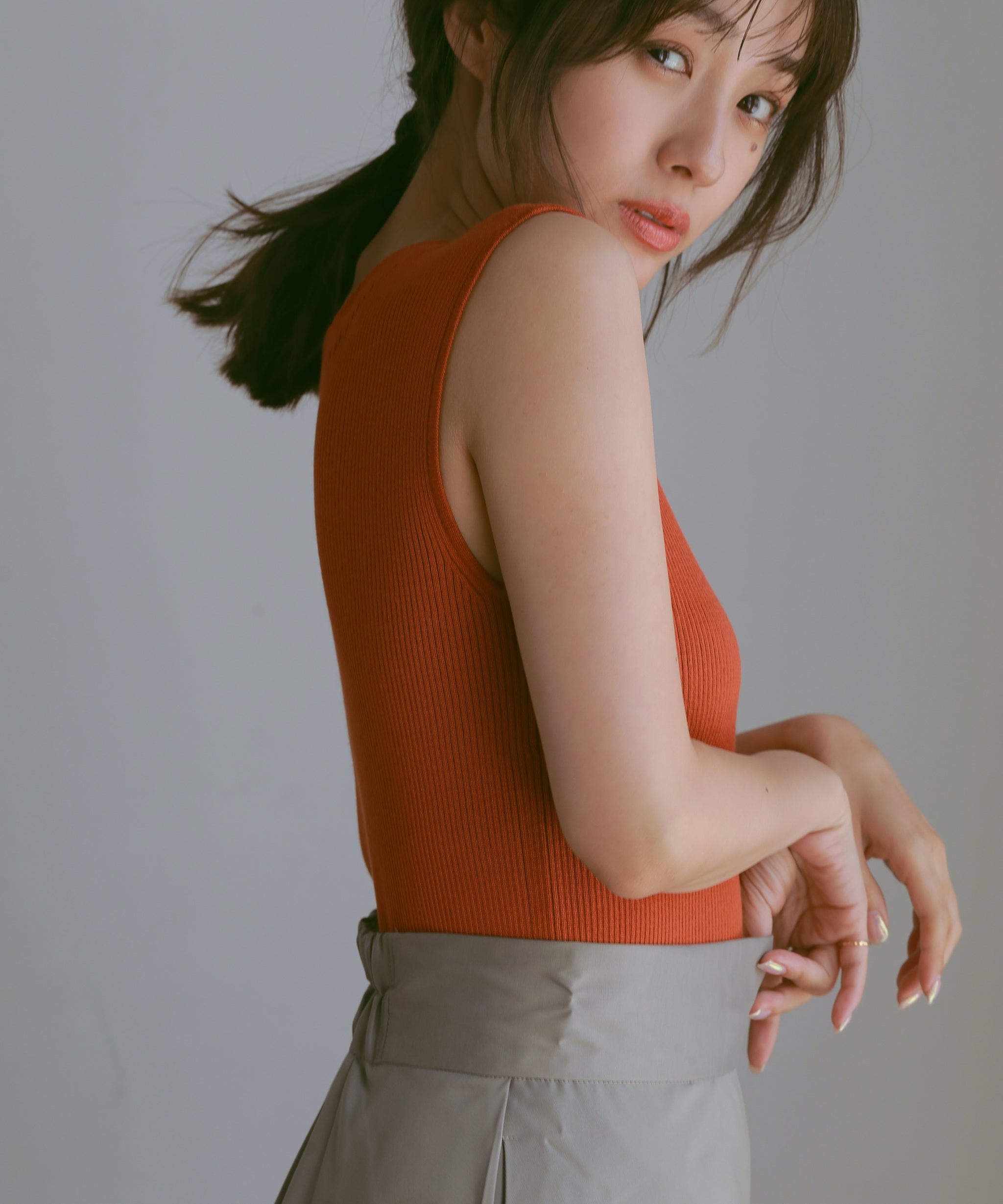美品 DEUXIEME CLASSE 2way リブニットタンクトップ - メルカリ