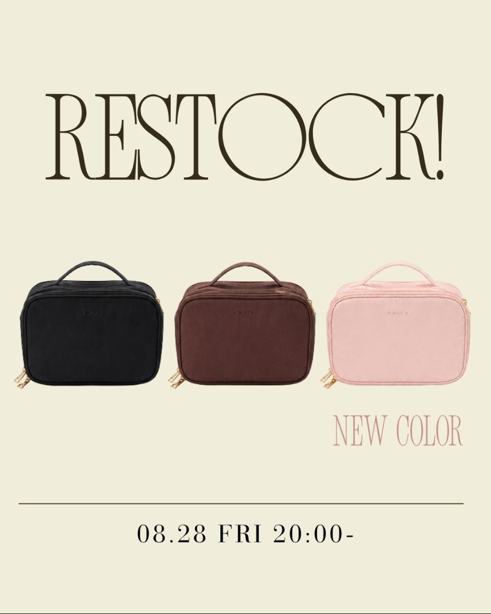 追加販売/受注予約】ユーティリティトータルコスメポーチ – N WITH.