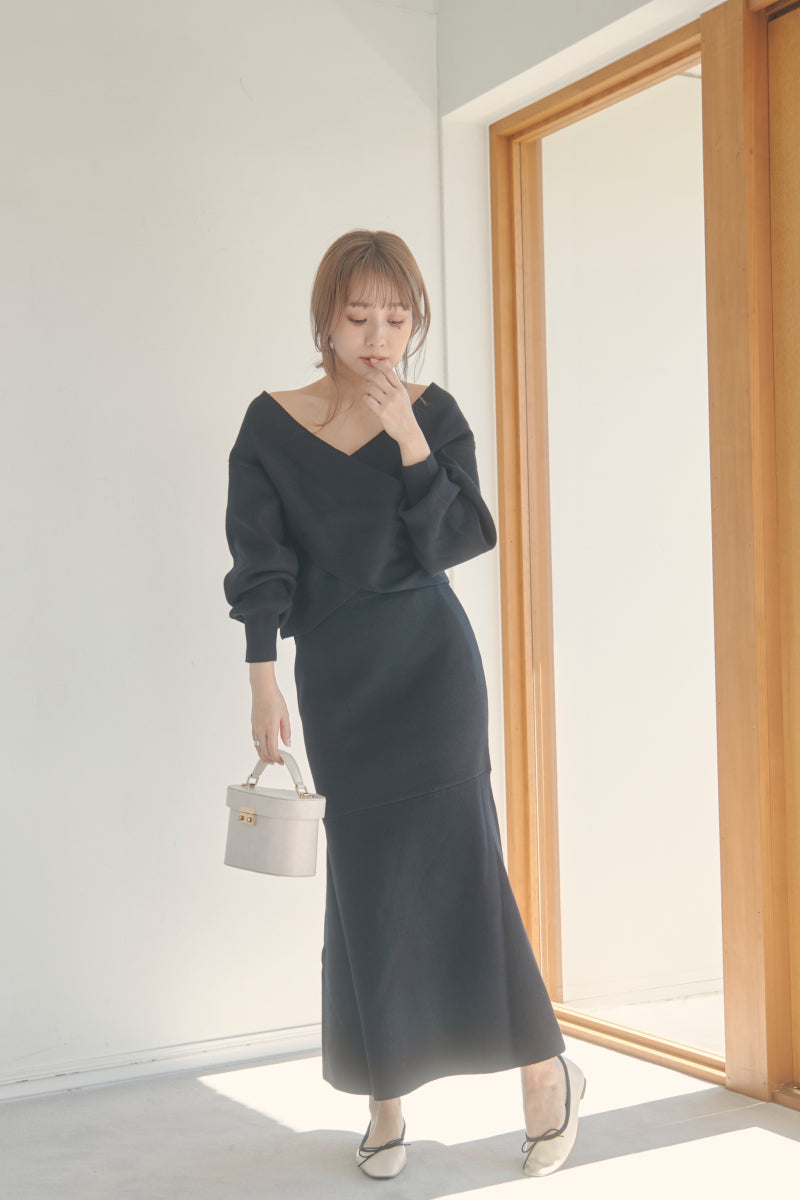 To the sea カシュクールニットセットアップ カシュクールニットセット – N WITH.