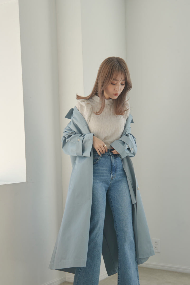 ロングステンカラーコート – N WITH.