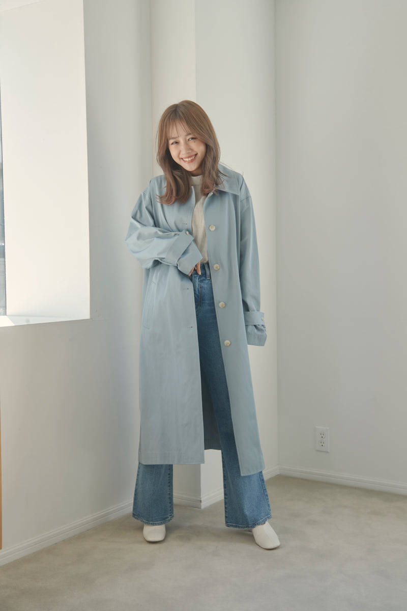 【nnn】名作　カーブ期ステンカラーコート ウール混ビーバー ステンカラーコート（12-26WI03-204