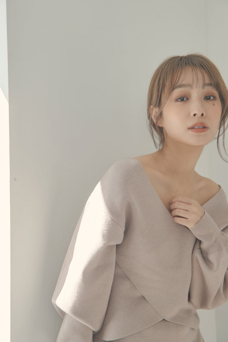 TODAYFUL Cache-coeur Knit カシュクールニット 今週11月19日（金）発売の1枚で違った印象の着こなしが楽しめる”CACHE