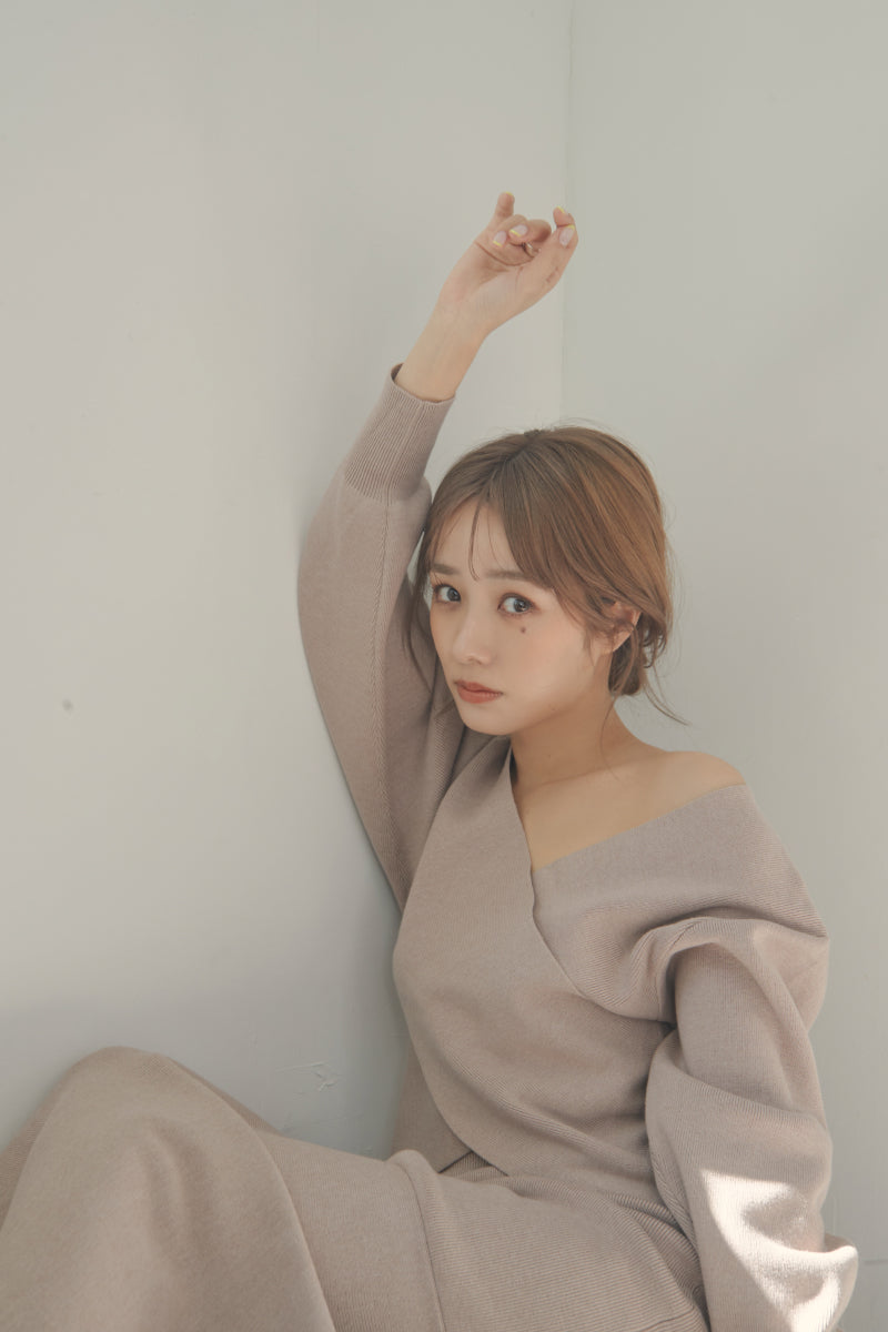 To the sea カシュクールニットセットアップ カシュクールニットセット – N WITH.