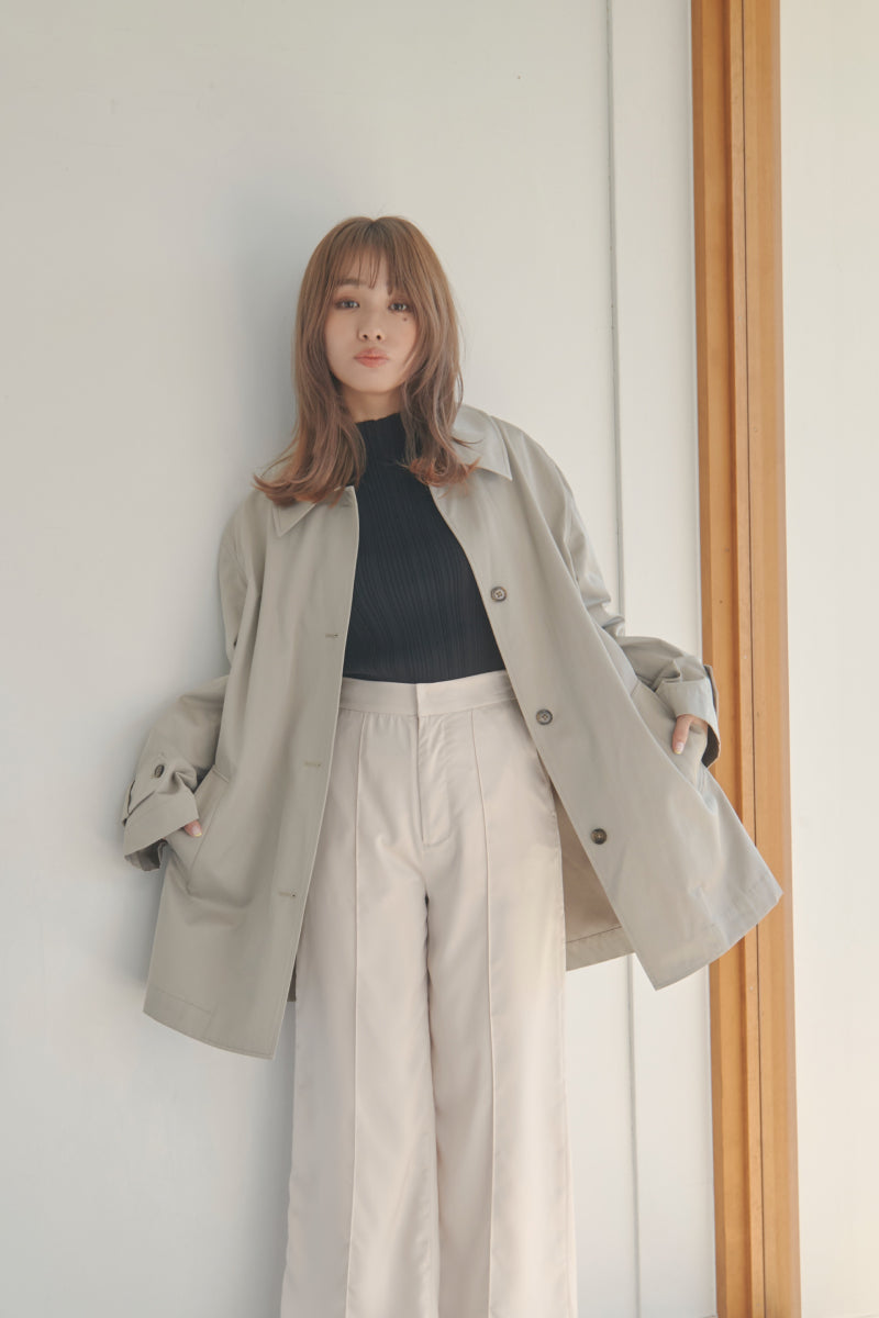 ショートステンカラーコート – N WITH.