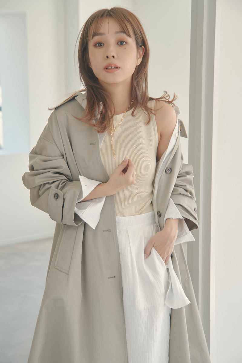 ロングステンカラーコート – N WITH.