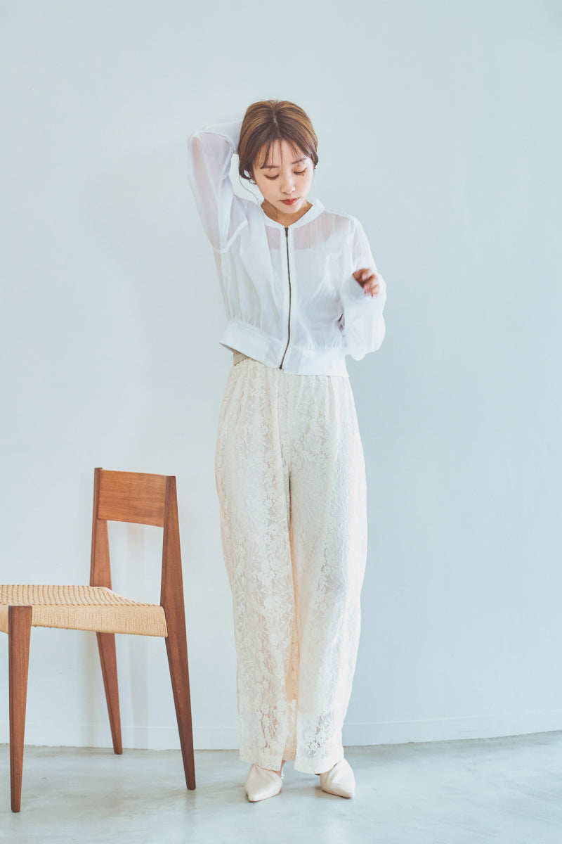 【新品】UNITEDARROWS ストレートパンツ ホワイト アイボリー 春 新品】UNITEDARROWS ストレートパンツ ホワイト アイボリー 春