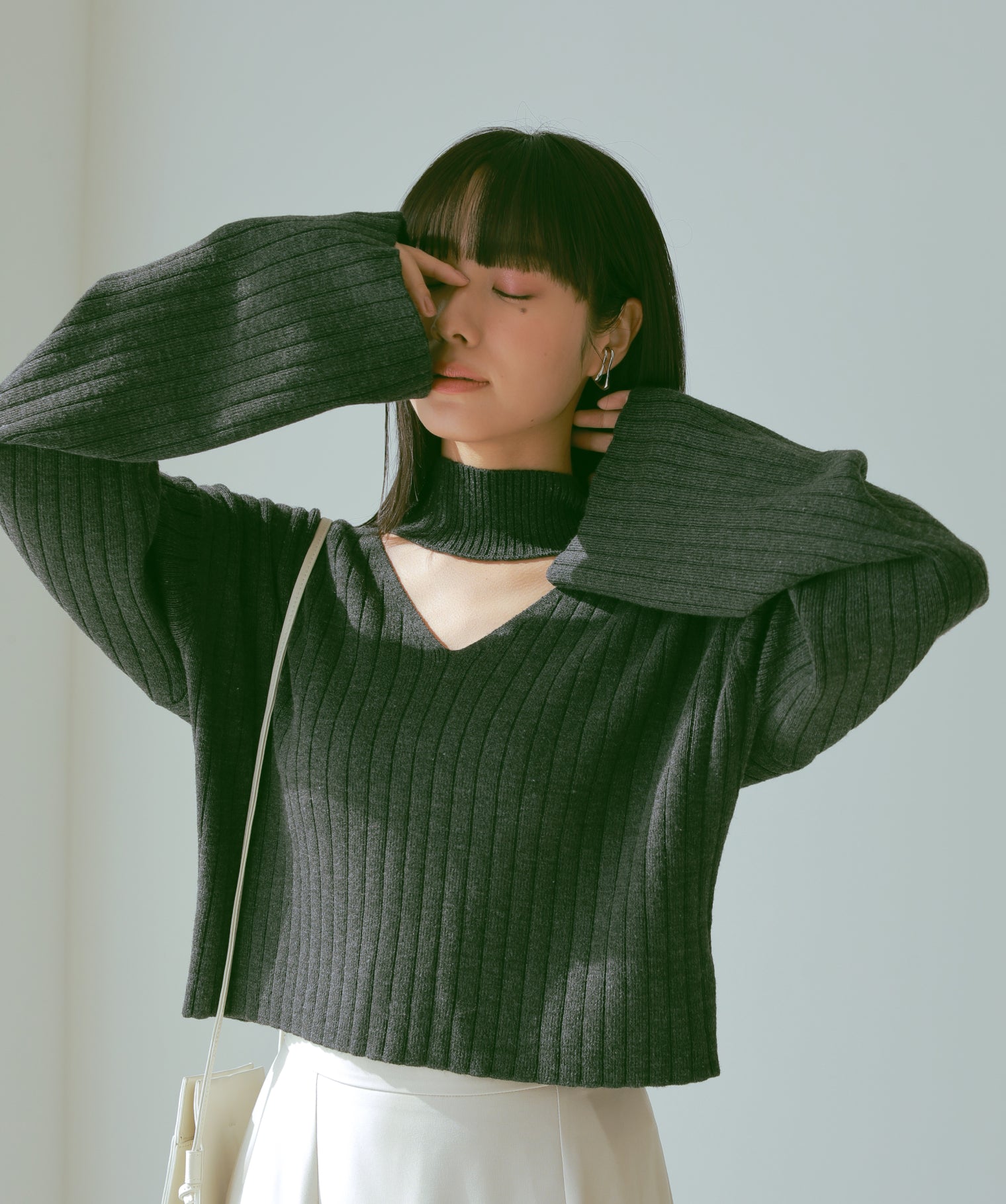 オープンネックニット – N WITH.